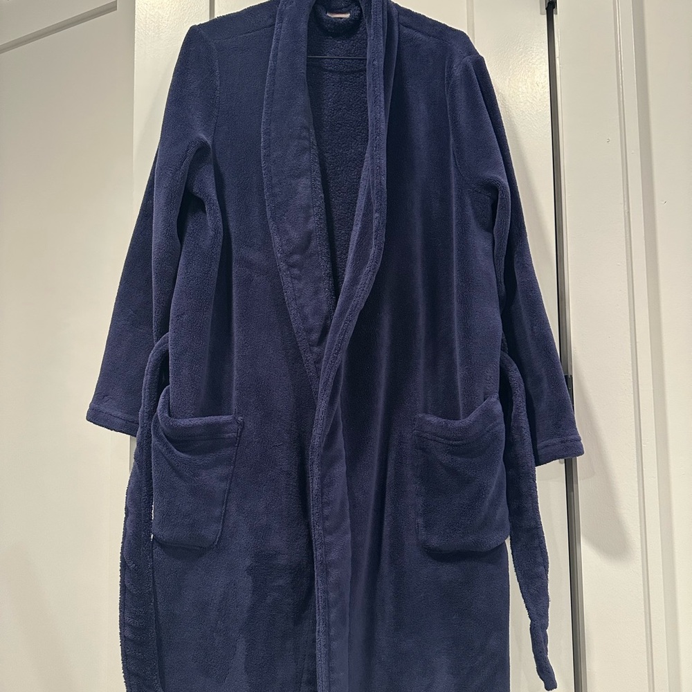 Gilligan & O'Malley Navy Blue Robe